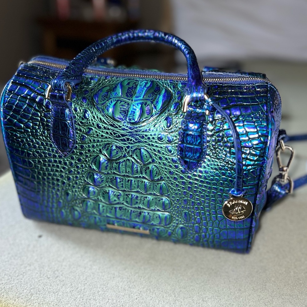 Brahmin Stacy royalty ombré Melbourne bag